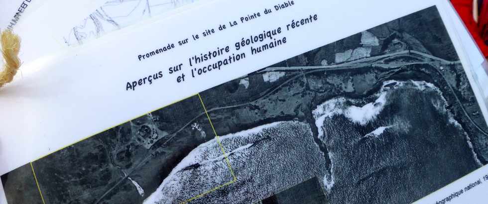 22 mai 2016 - St-Pierre - Pôle valorisation du patrimoine - Conférence sur site d'Olivier Hoarau, professeur SNV - La Pointe du Diable - Aperçus sur l'histoire géologique récente et l'occupation humaine -