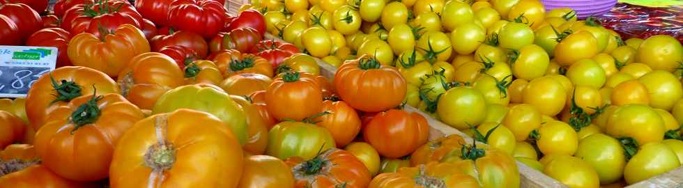 27 août 2016 - St-Pierre - Marché forain - Tomates jaunes