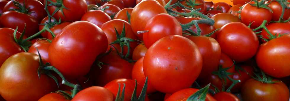 27 août 2016 - St-Pierre - Marché forain - Tomates en grappes