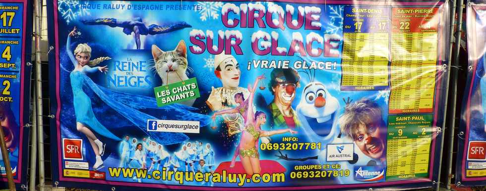 27 août 2016 - St-Pierre - Marché forain -  Cirque Raluy.