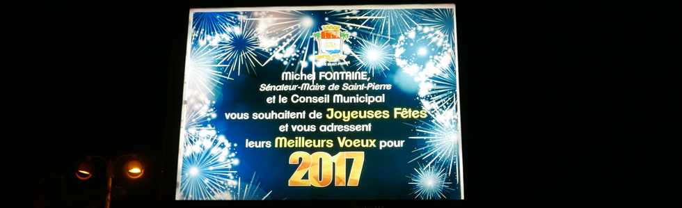 14 janvier 2017 - St-Pierre - Affiche voeux du maire
