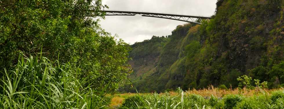 27 janvier 2017 - Route de l'Entre-Deux - Chantier d'insertion JADES - Sentier touristique du pont du Bras de la Plaine - Pont