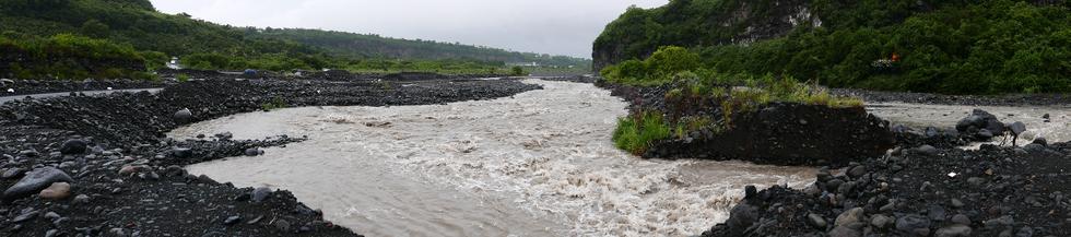 13 mars 2017 - Radier du Ouaki - Crue du Bras de Cilaos -