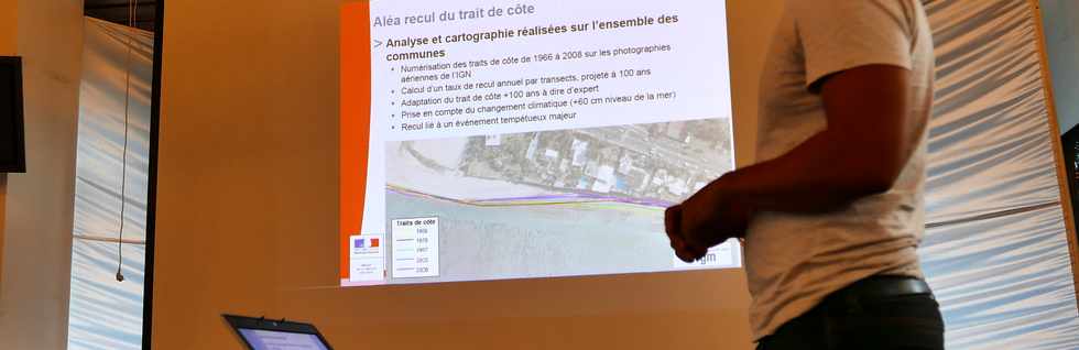 20 février 2018 - St-Pierre - Projet de plan de prévention des risques littoraux - Réunion informations et échanges avant enquête publique - DEAL- BRGM