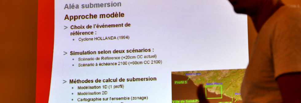 20 fvrier 2018 - St-Pierre - Projet de plan de prvention des risques littoraux - Runion informations et changes avant enqute publique - DEAL- BRGM