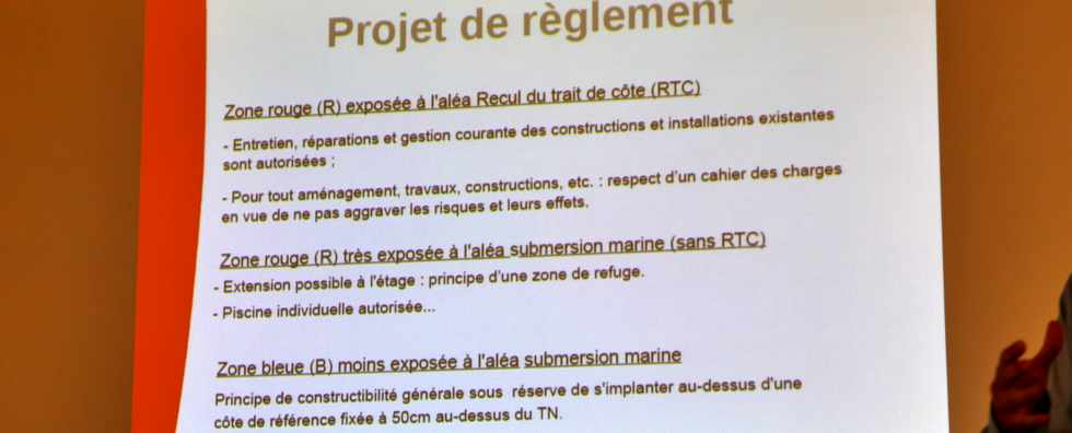 20 fvrier 2018 - St-Pierre - Projet de plan de prvention des risques littoraux - Runion informations et changes avant enqute publique - DEAL- BRGM