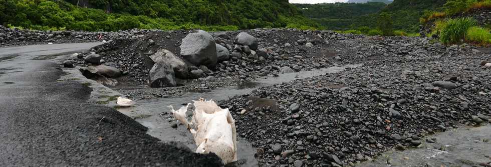 4 mars 2018 - Bras de Ciloas - Radier du Ouaki avant le passage du cyclone Dumazile -