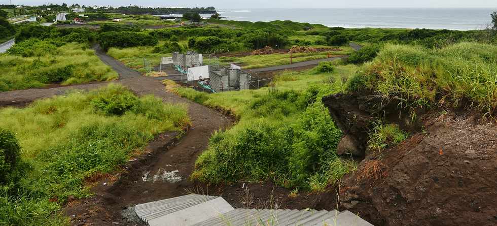 4 mars 2018 - St-Pierre - Cap Rond - Saline Balance - Pointe du Diable - Travaux d'amnagement du littoral ouest -