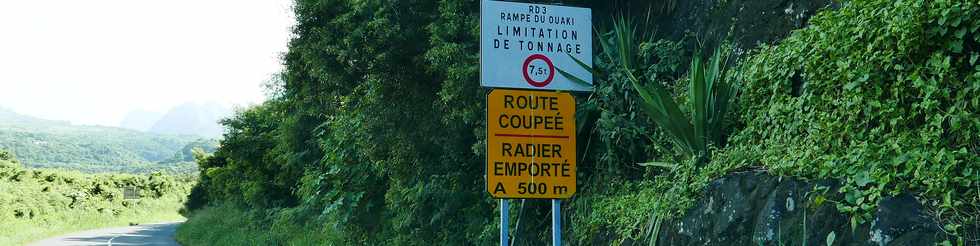 9 mars 2018 - Tempête Dumazile - Radier du Ouaki emporté -