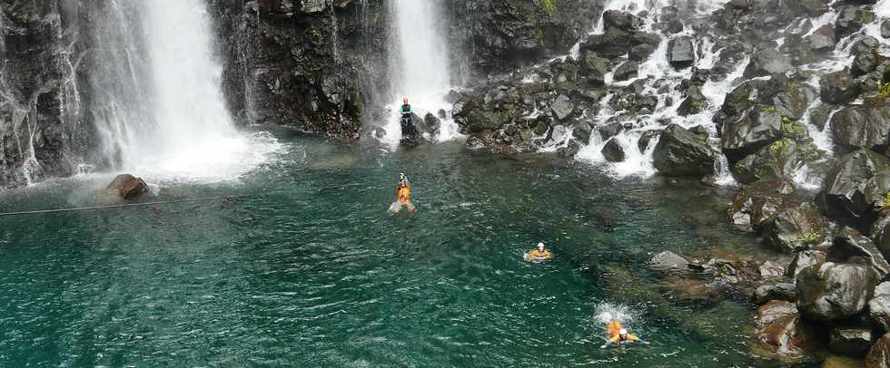 2 avril 2018 - St-Joseph - Valle de Langevin - Grand Galet - Cascade - Canyoning avec Alpanes -