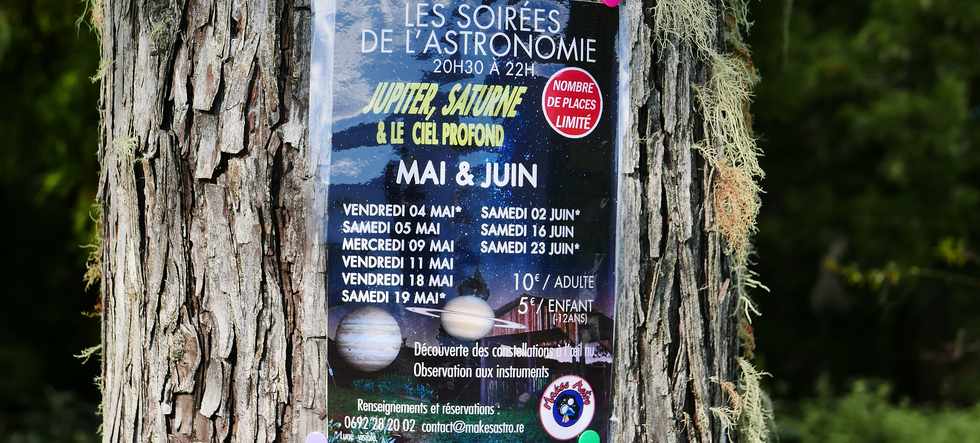 6 mai 2018 - St-Louis - Les Makes - Soirées de l'astronomie - Observatoire des Makes