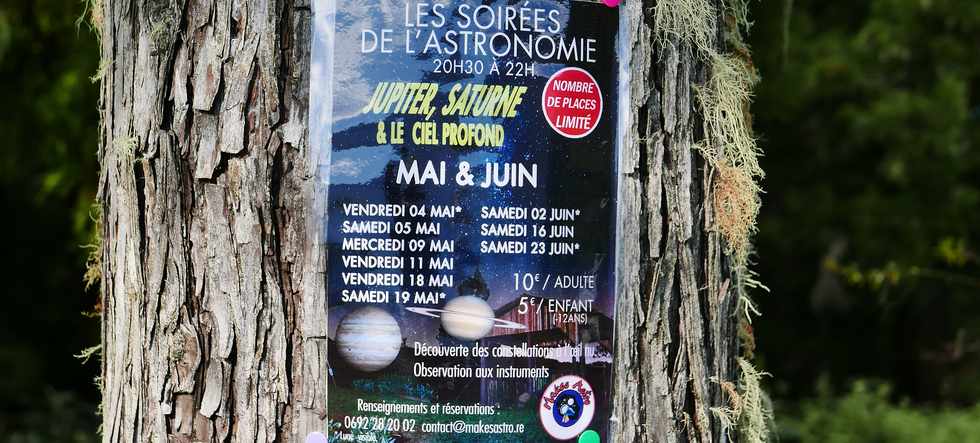 6 mai 2018 - St-Louis - Les Makes - Soires de l'astronomie - Observatoire des Makes