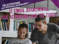 07/07/2018 - Encart de flicitations aux bacheliers