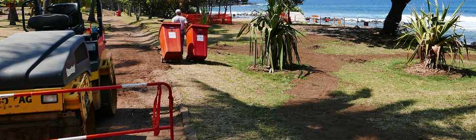 17 octobre 2018 - Petite-le - Grande Anse - Plage - Travaux