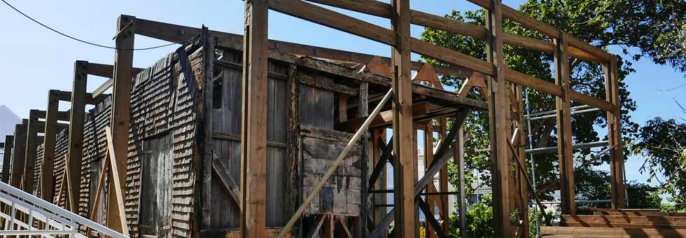 20 janvier 2019 - St-Pierre -Chantier de protection des vestiges de la Maison Choppy