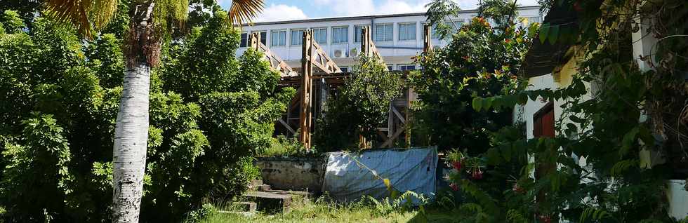 20 janvier 2019 - St-Pierre -Chantier de protection des vestiges de la Maison Choppy