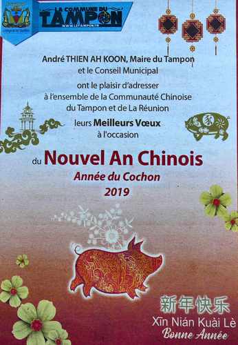 5 fvrier 2019 - Nouvel an chinois - Le Tampon