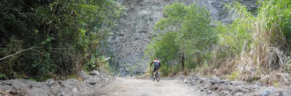 7 juillet 2019 -Remonte de la piste dans le Bras de la Plaine