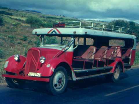 La Runion, dans les annes (19)70 -  Car courant d'air