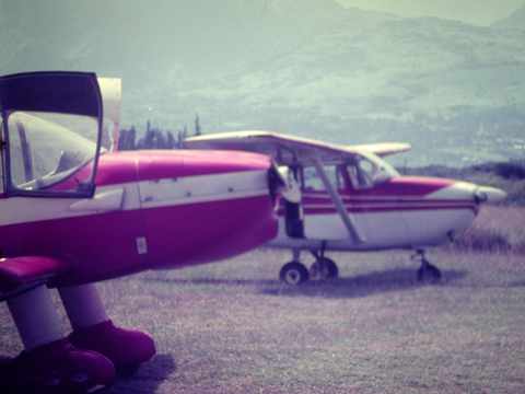 La Réunion, dans les années (19)70 - Aéro-club du Sud - Pierrefonds - Jodel et Cessna 172