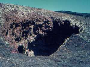 Piton de la Fournaise - La Soufrire vers 1970