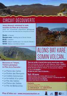 Cité du Volcan - Dépliant Alons bat karé somin volcan