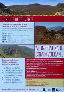 Alons bat kar somin volcan - Circuit dcouverte tous les 2me mercredi et 4me samedi du mois, sur rservation