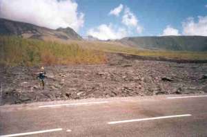Route nationale refaire sur la coulée 2004
