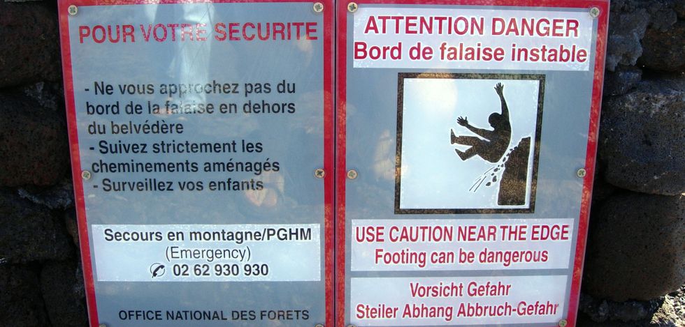 Panneau crat�re Commerson
