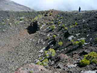 Cratère intérieur du Piton Haüy
