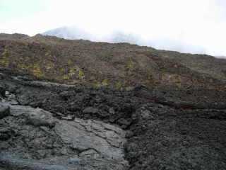 Nuages sur La Fournaise