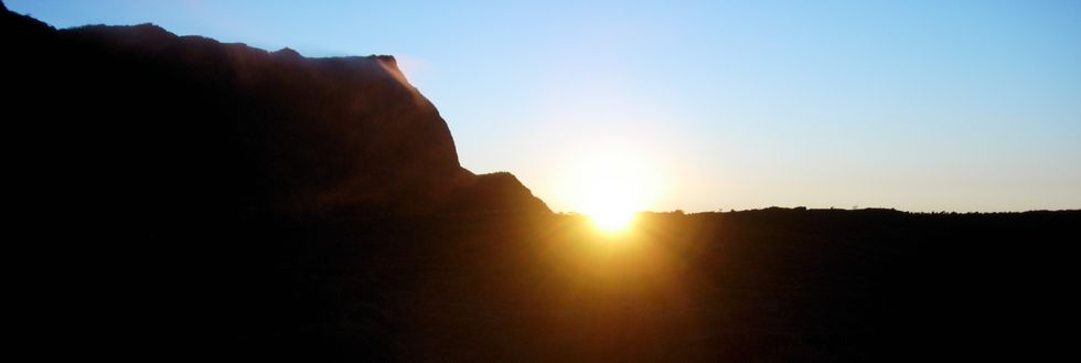 2 sept 2006 - Lever de soleil sur l'Enclos Fouqu�