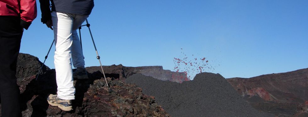 2 sept 2006 - Eruption dans le crat�re Dolomieu