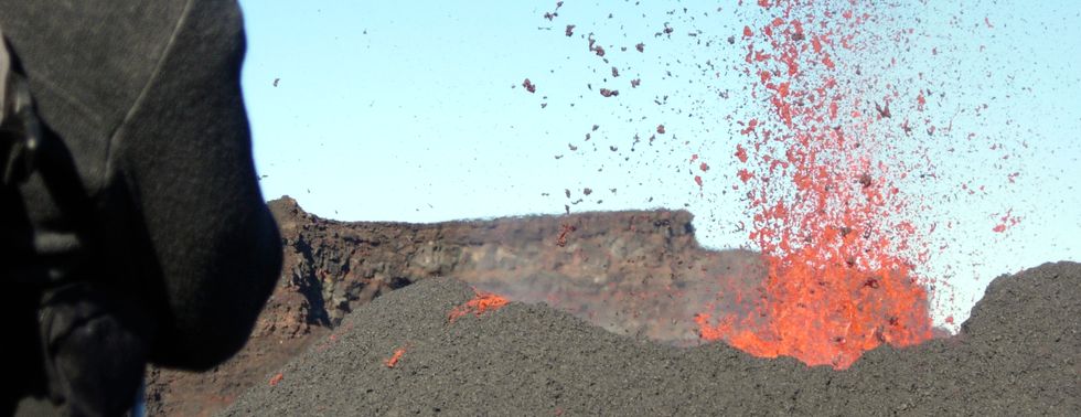 2 sept 2006 - Eruption dans le crat�re Dolomieu