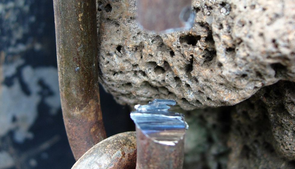2 sept 2006 - Cadenas du portail du Pas de Bellecombe