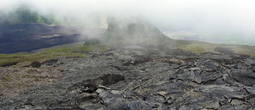 Piton de Crac vu depuis le sud-ouest