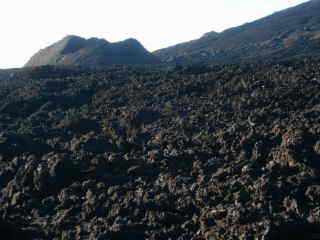 Champ de lave en gratons