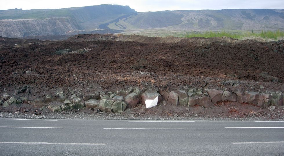 Route sur coul�e 2007