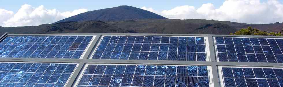 Fournaise et panneaux photovoltaïques