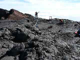 Plate-forme d'observation du cratre Dolomieu