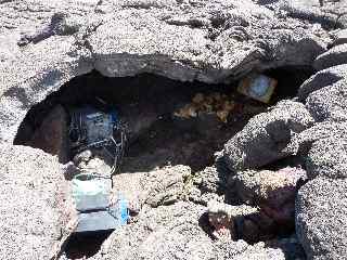 Tunnel de lave effondr