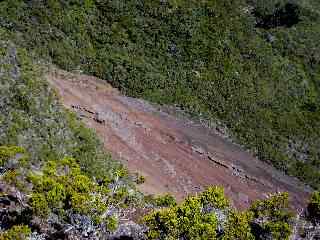 Coule de scories dans le Cass de la Plaine des Sables