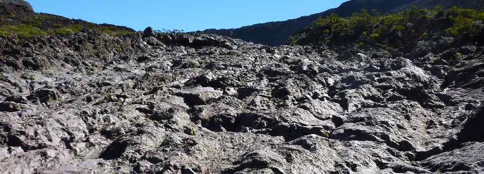 Remonte de la ravine du Grand Sable