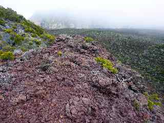 Piton Cambar, laves scoriaces soudes