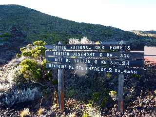 Sentier Josémont Lauret - route forestière du volcan