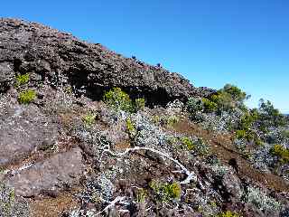 Piton des Feux  Mozac, laves scoriaces soudes