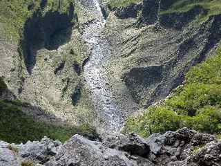 Rivire de l'Est sous la cascade de la ravine Savane Cimetire