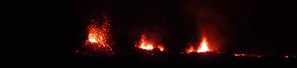 Eruption du 14 octobre 2010 - Piton de la Fournaise - Fontaines de lave