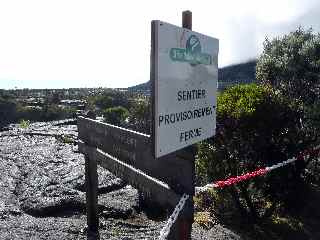 Sentier vers le Kapor ferm