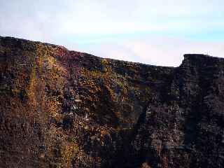 Point d'observation du cratre Dolomieu - Soufrire